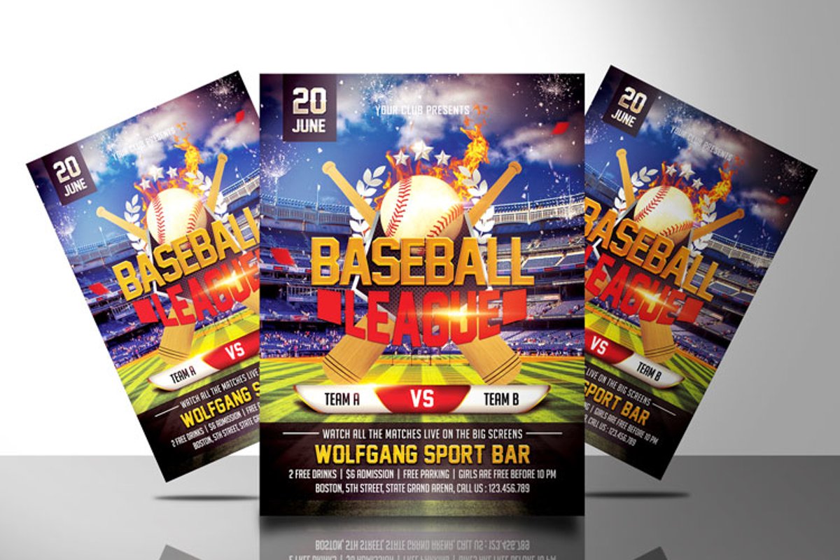 BASEBALL FLYER example image 1