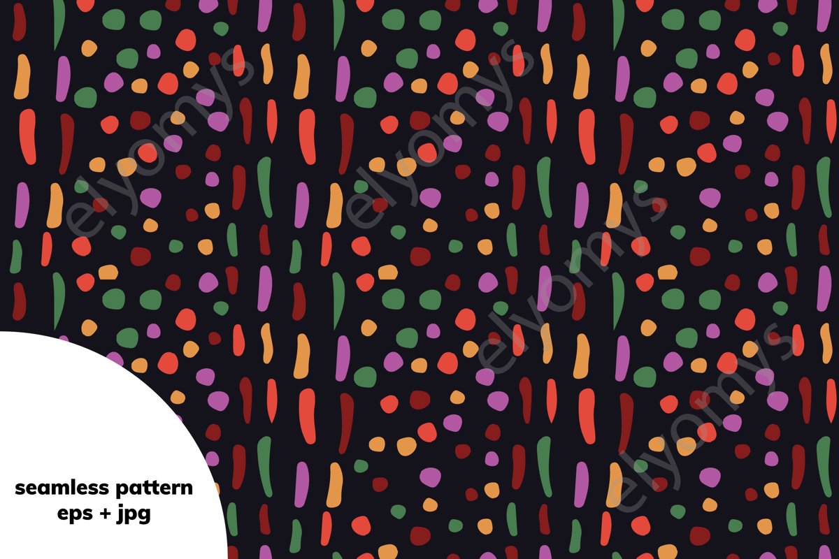 Colourful vector pattern example image 1
