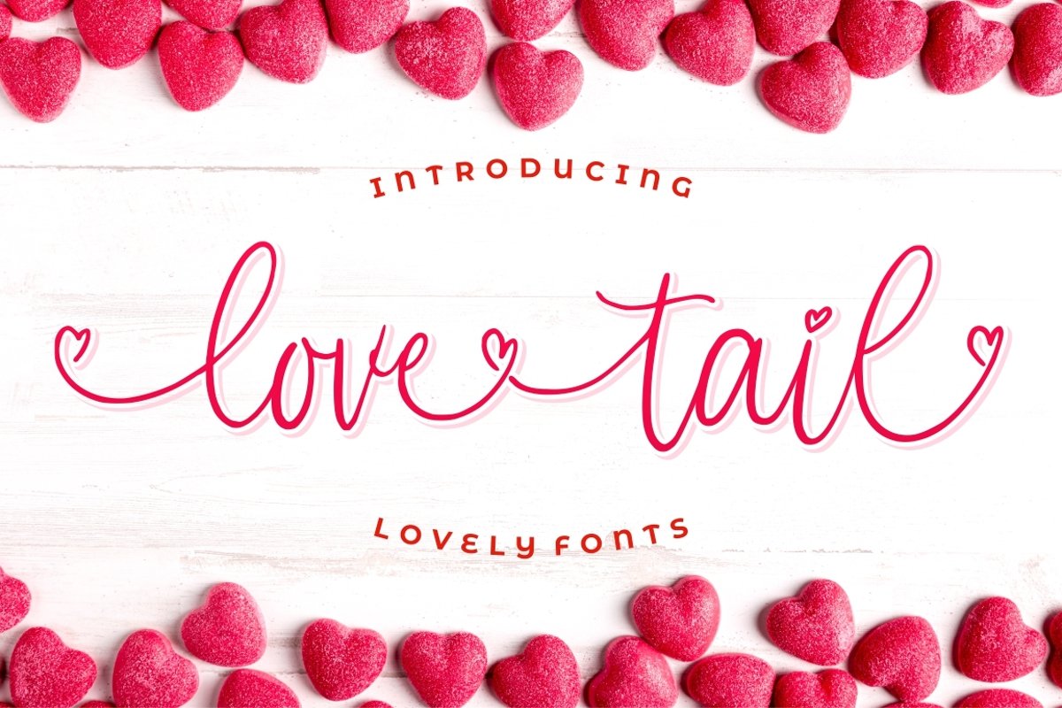 Love Tail | Lovely Font example image 1