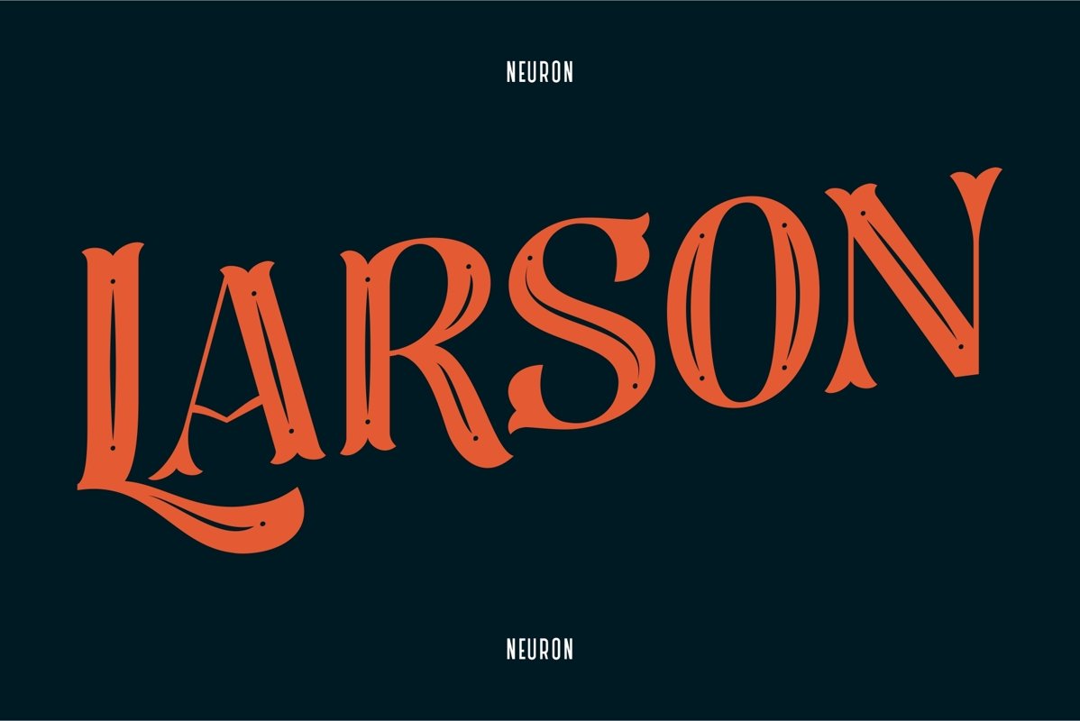 Larson Display Font example image 1