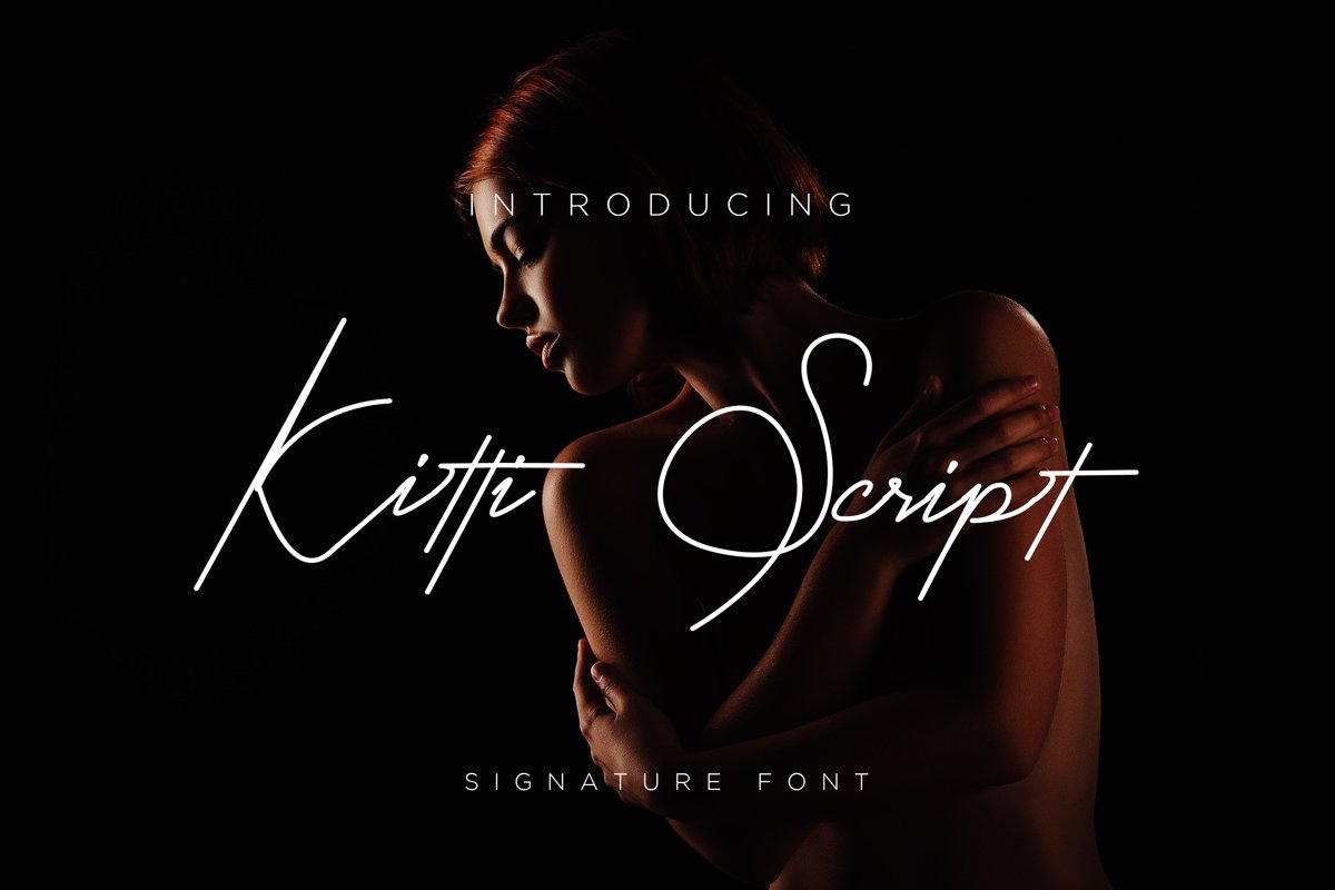 Kitti Font Script example image 1