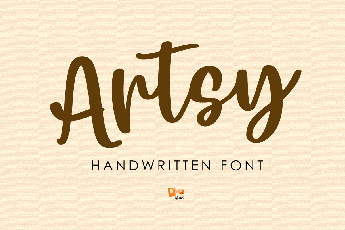 Artsy - Handwritten Font example image 1