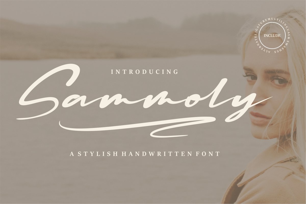 Sammoly - A Stylish Handwritten Font example image 1
