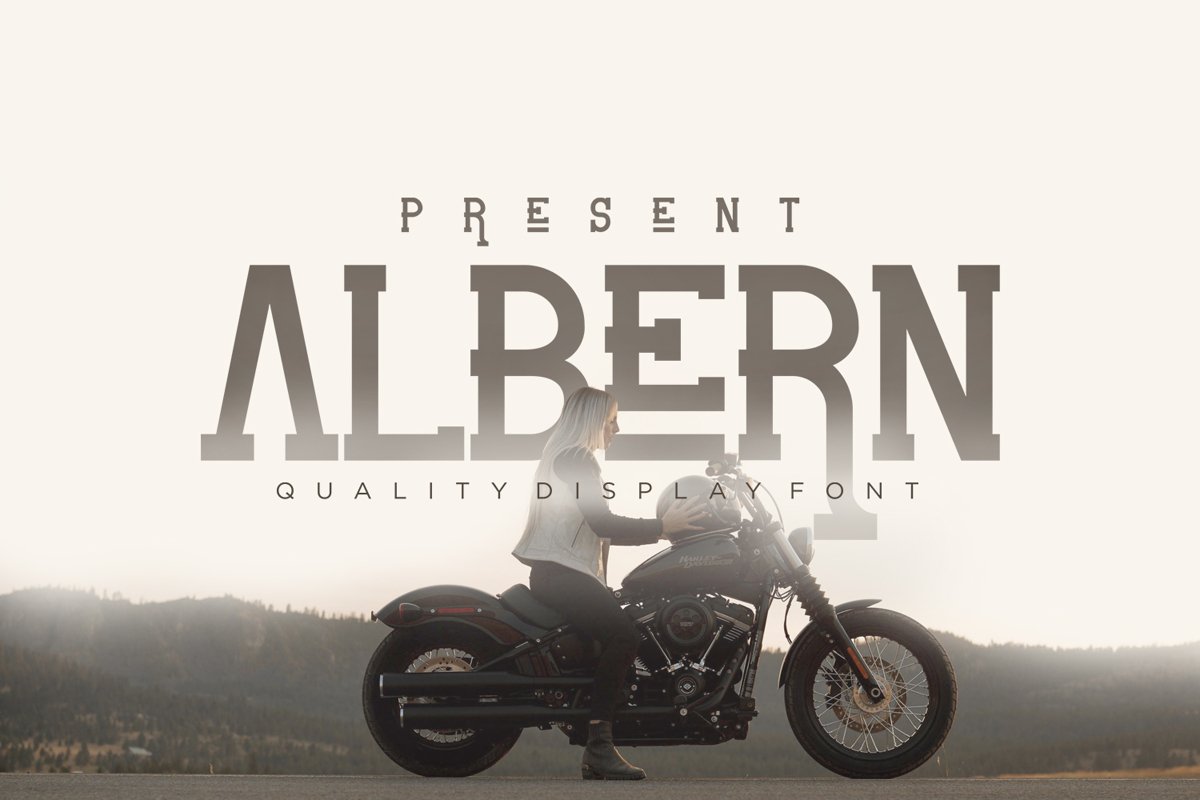 Albern - Slab Serif Display Font example image 1