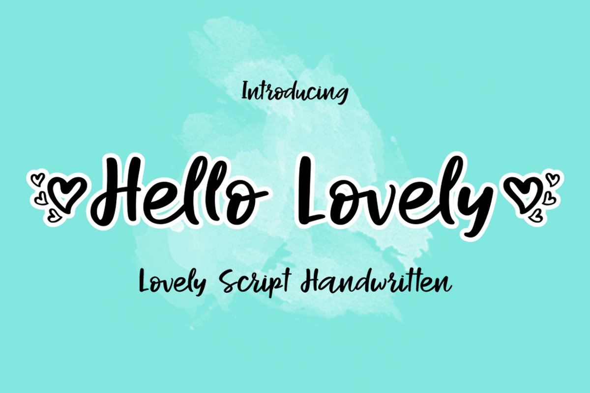Hello lovely example image 1