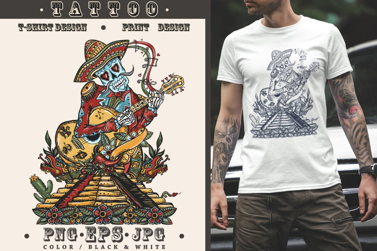 Mariachi skeleton example image 1
