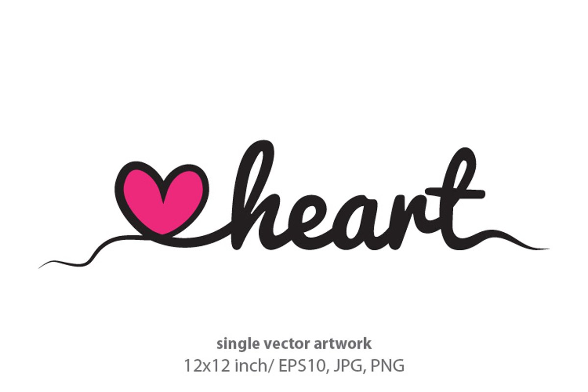 heart and love example image 1