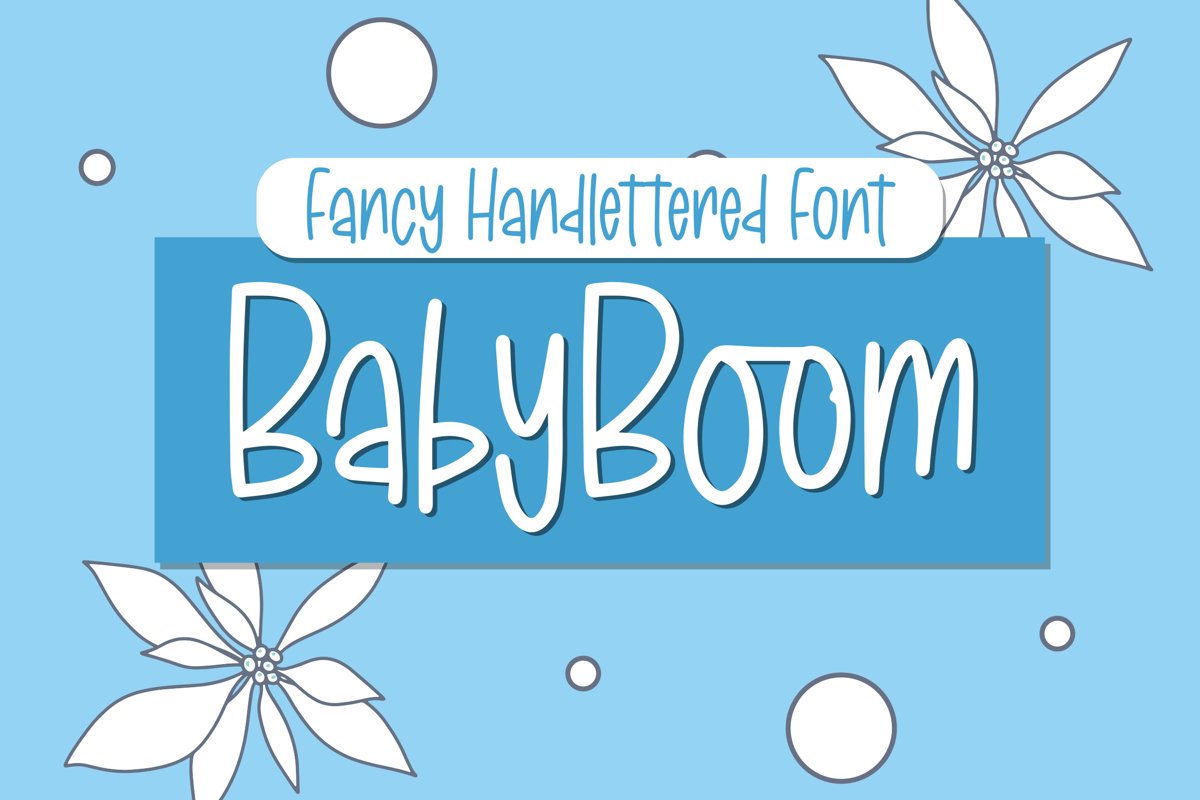 BabyBoom - Fancy Font example image 1
