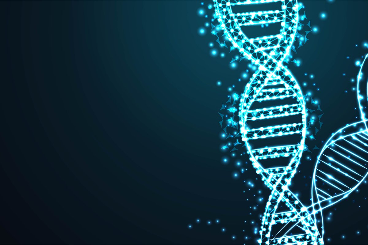 Science template for your design. Futuristic DNA concept str example image 1
