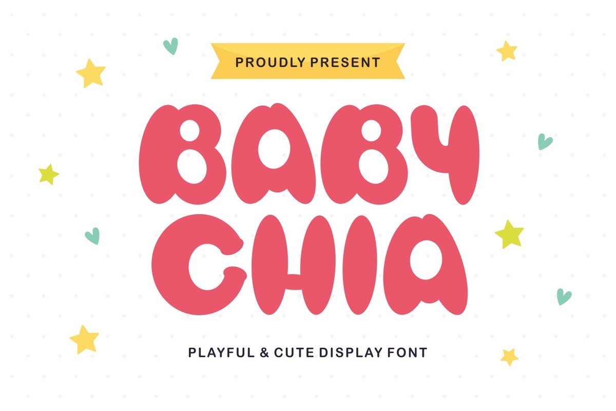 Baby Chia - Playful & Cute Display Font example image 1