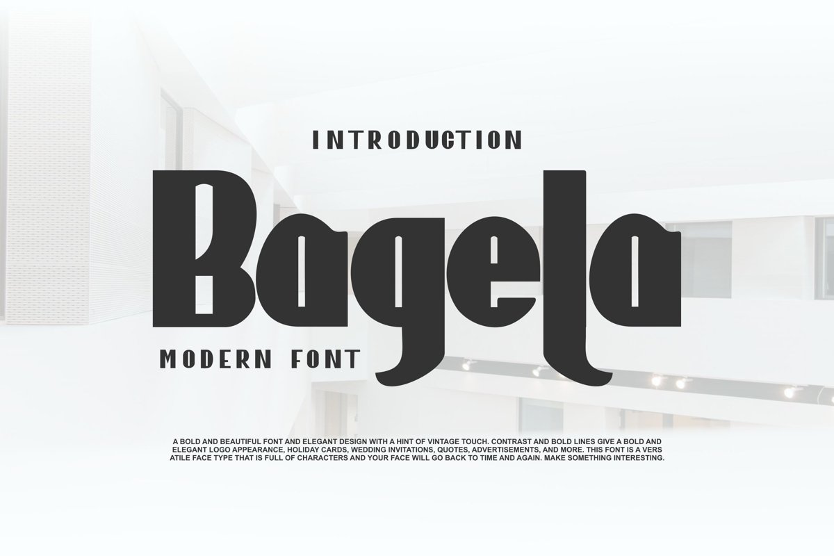 Bagela | Modern Font example image 1