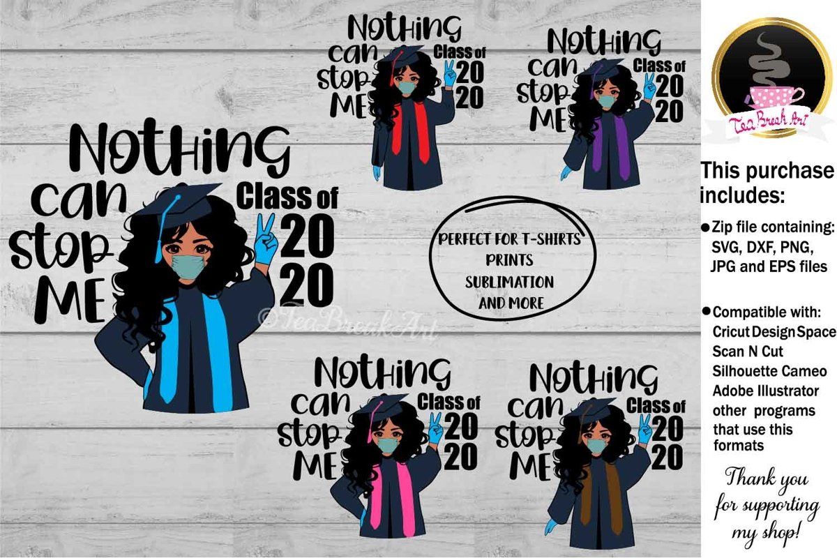 Nothing Can Stop Me Svg Cutting files 1183 example image 1