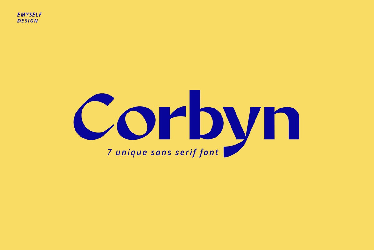 Corbyn Font example image 1