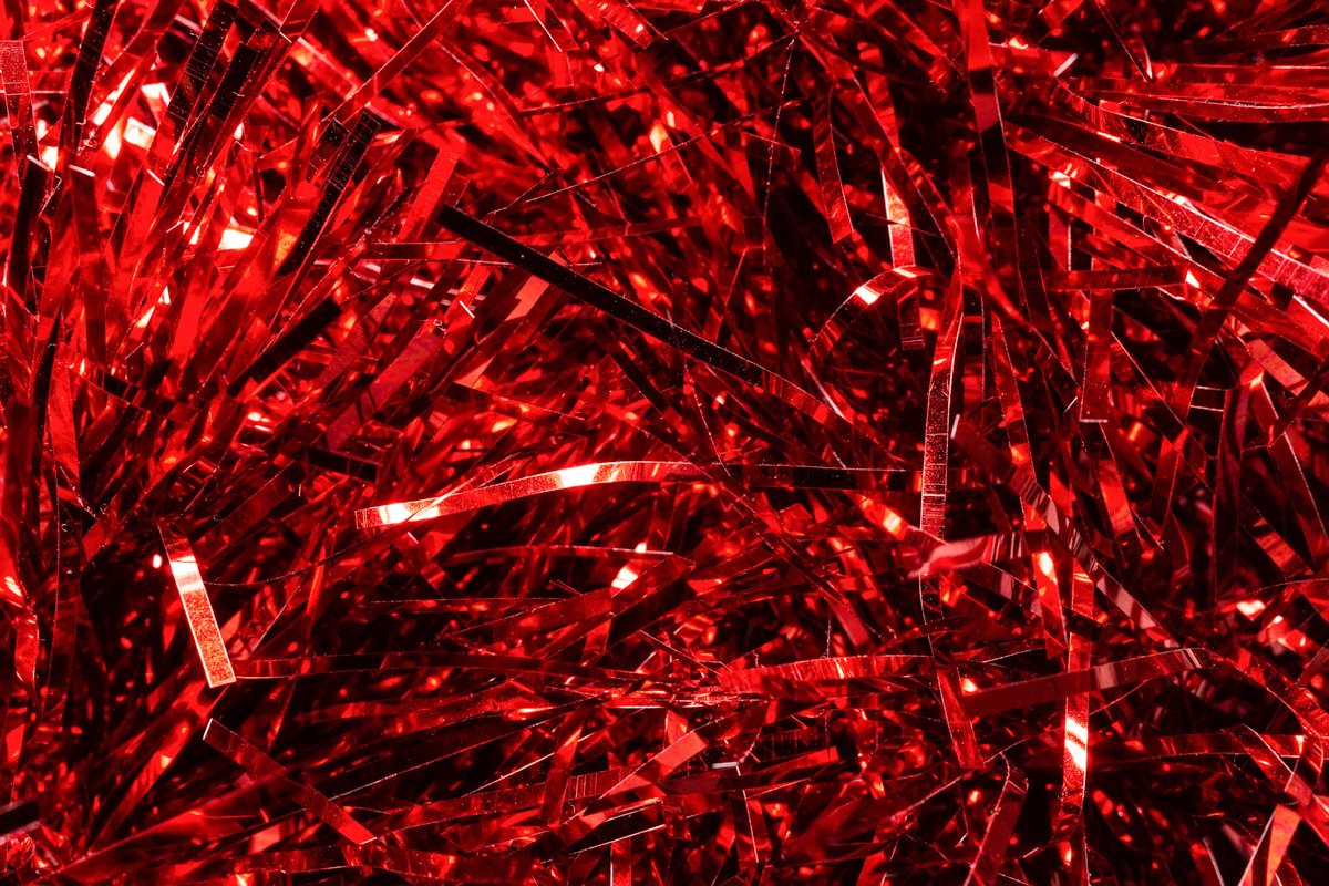 red tinsel texture, background (667809) Textures Design Bundles