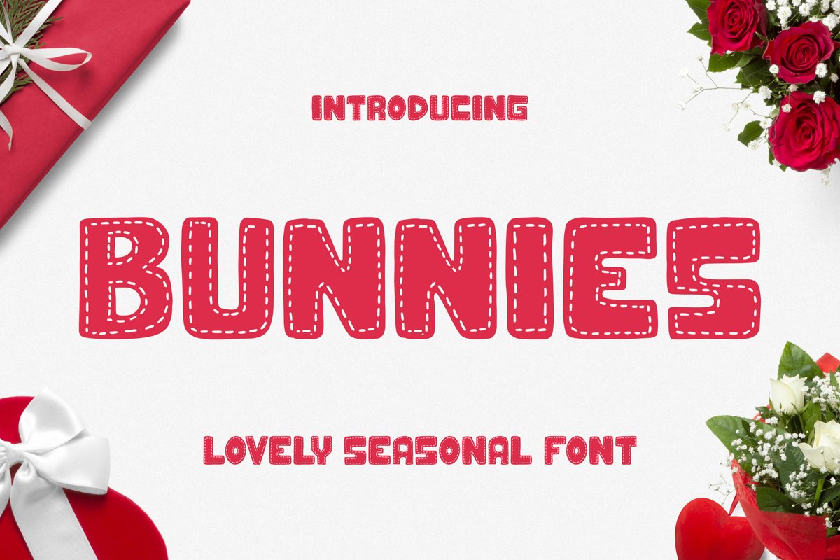 Bunnies Font example image 1