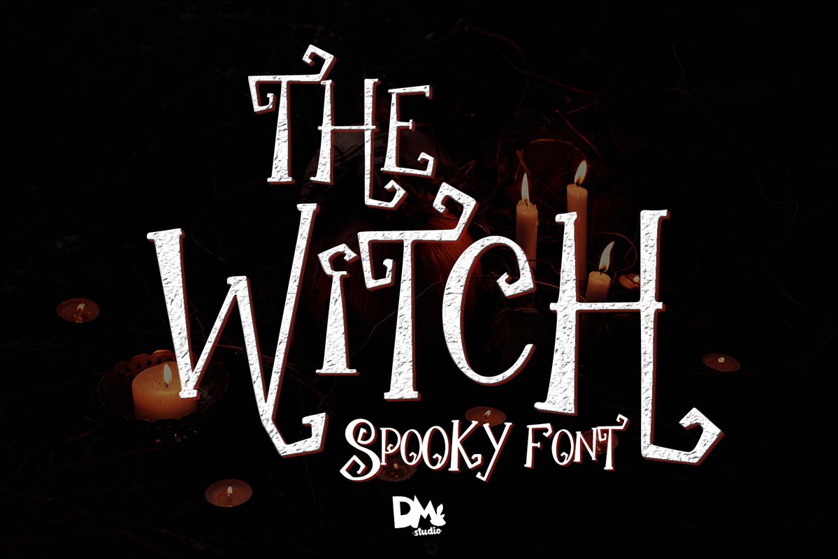 The Witch - Spooky Font example image 1