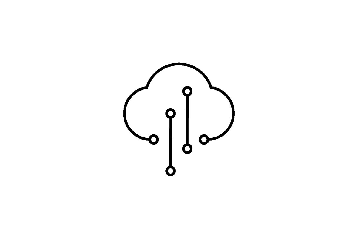 Cloud Connect Logo design vector isolated example image 1
