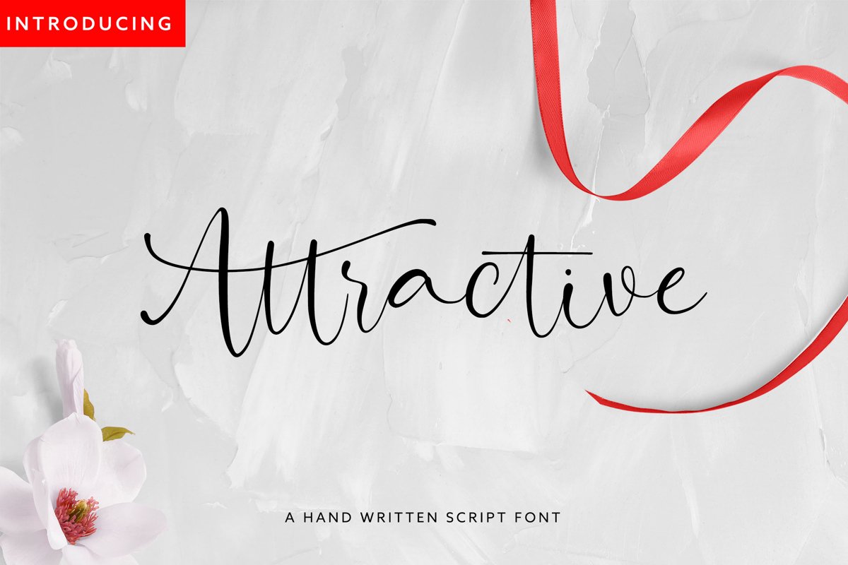 Attractive Modern Handwritten example image 1