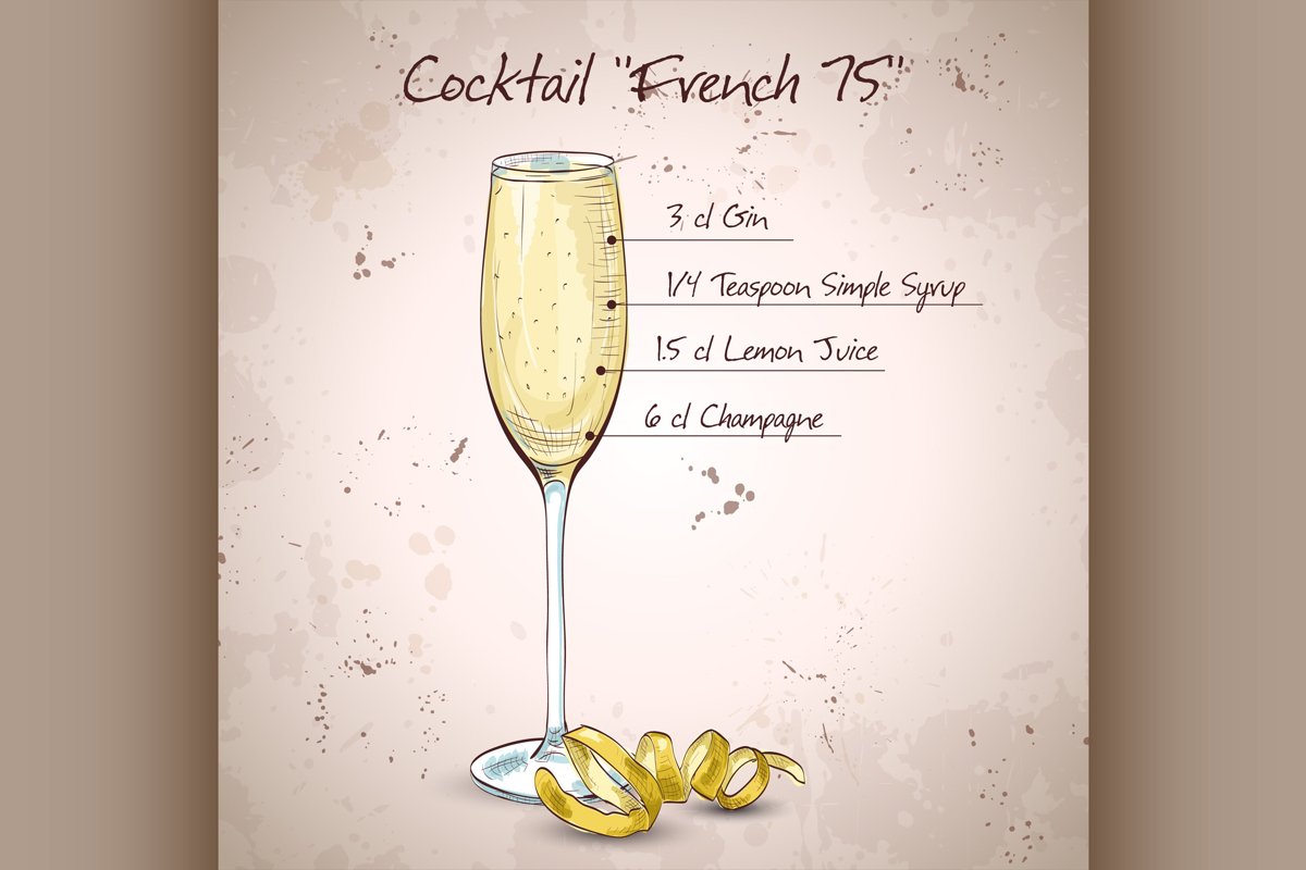 Cocktail French 75 example image 1