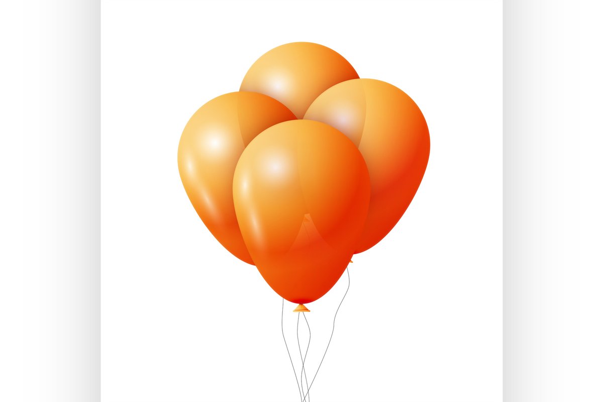 Colorful Balloons set example image 1
