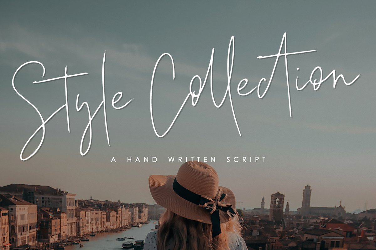 Style Collection - A hand written script example image 1