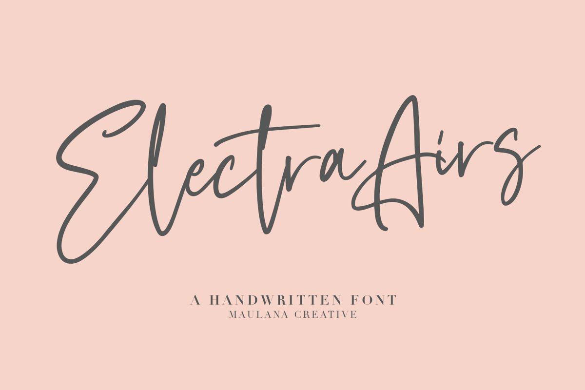 Electra Airs Typeface example image 1