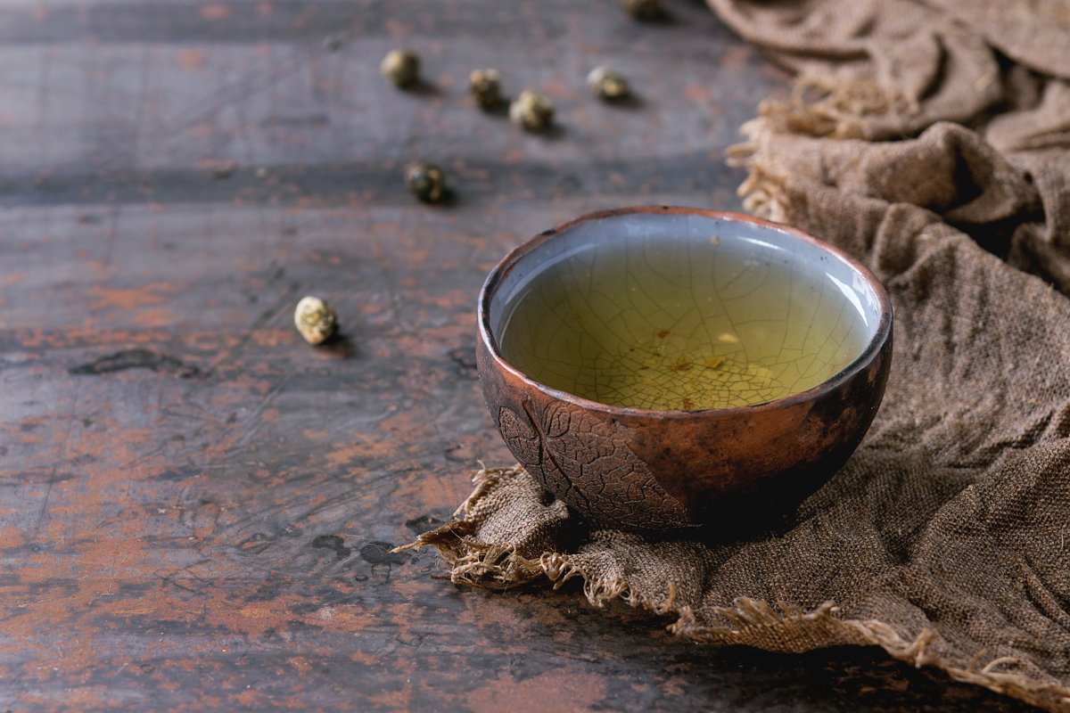 Cup of green tea example image 1