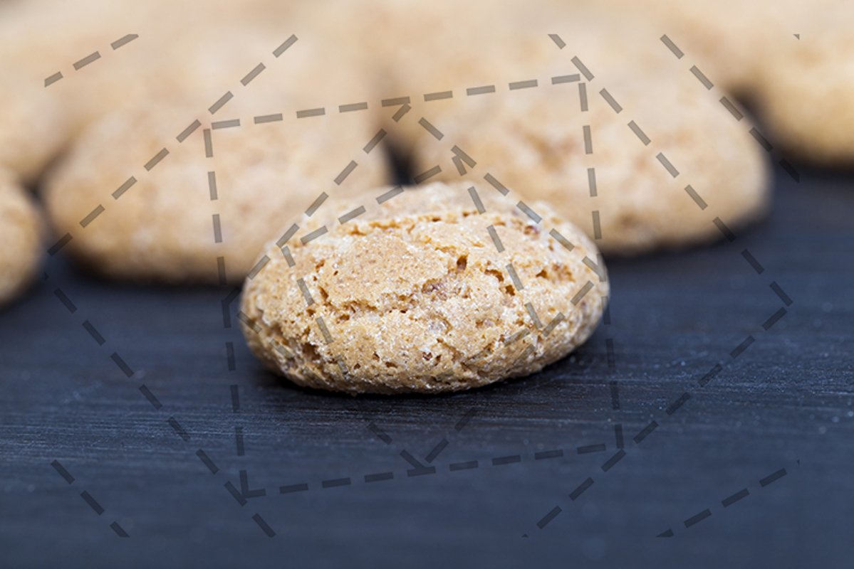small round biscuit example image 1