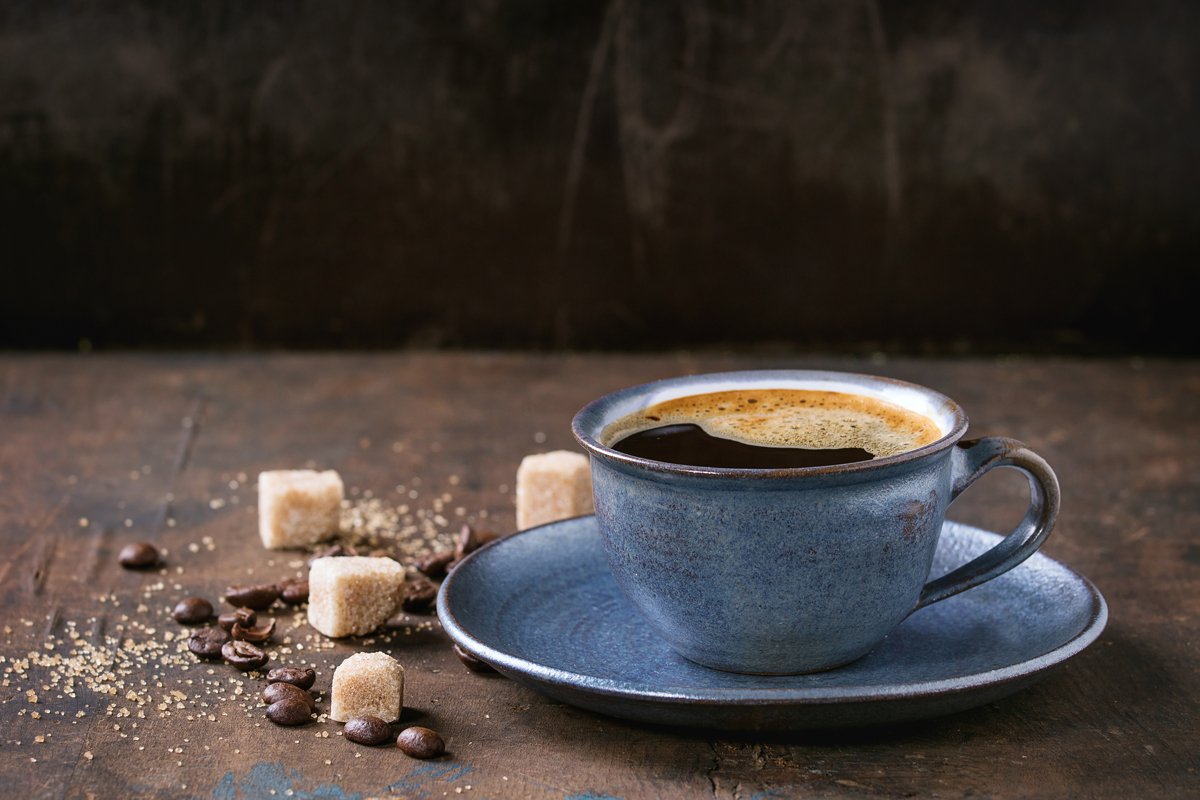 Cup of black coffee example image 1