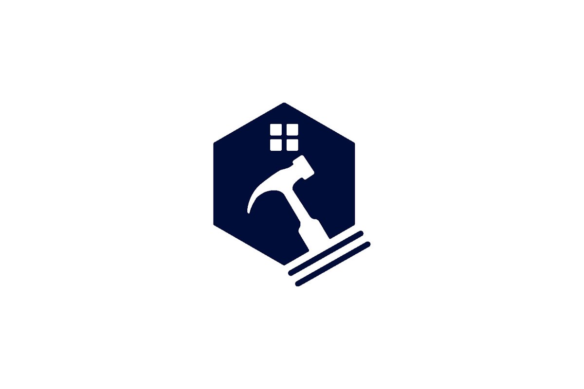 Home Repair Logo Design vector isolated example image 1