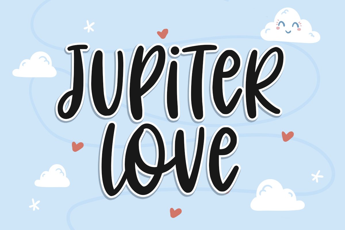 Jupiter Love | Handwritten Font example image 1