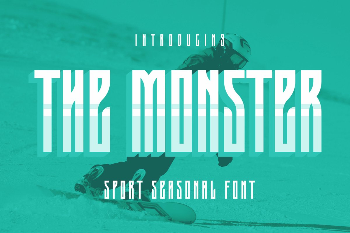 The Monster Font example image 1