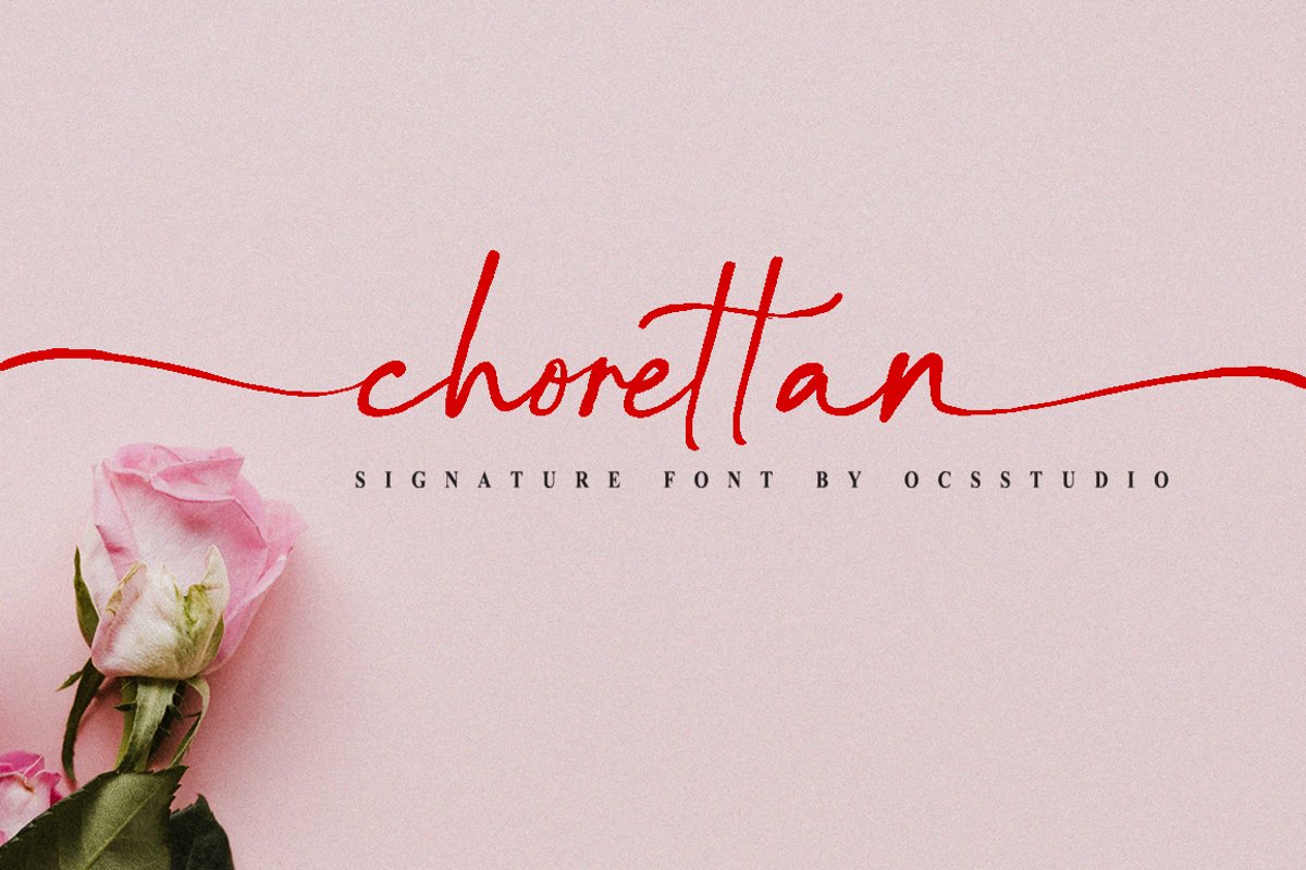 Chorettan Font example image 1