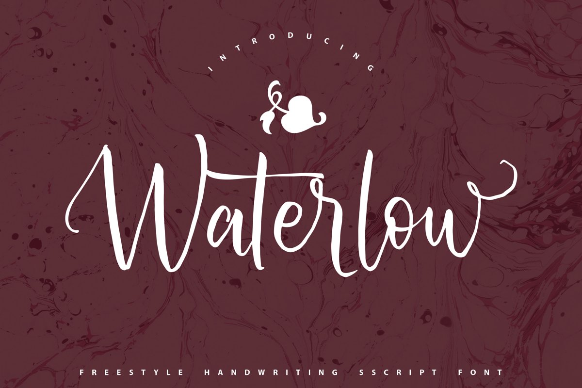 Waterlow | Handwriting Script Font example image 1