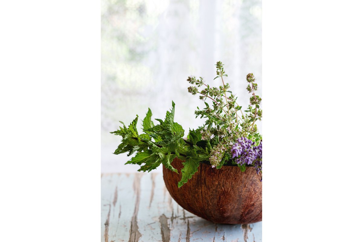 Bouquet of garden herbs example image 1