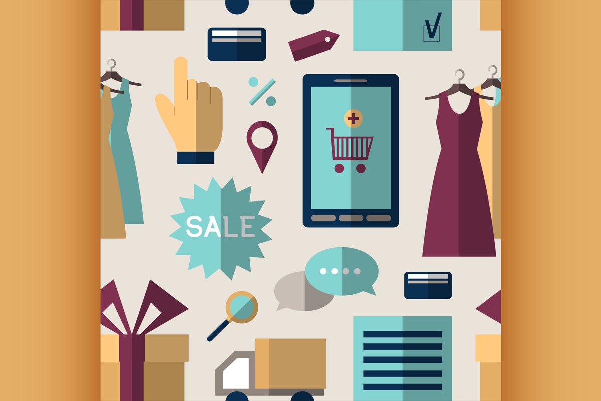 Online shopping set pattern example image 1