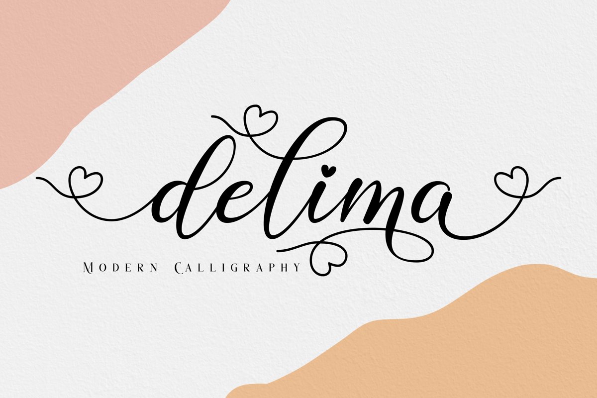 Delima // Modern Calligraphy example image 1