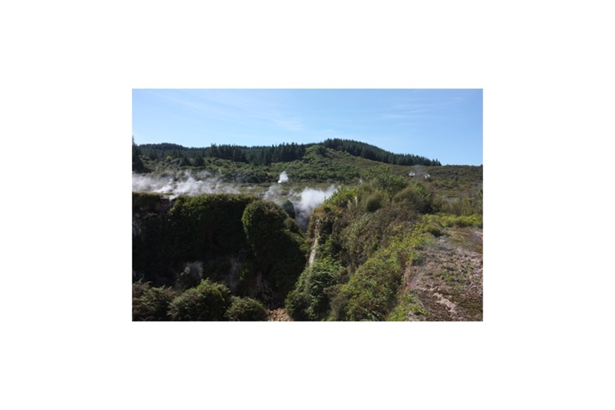 Photo of the Craters of the Moon Lake Taupo New Zealand example image 1