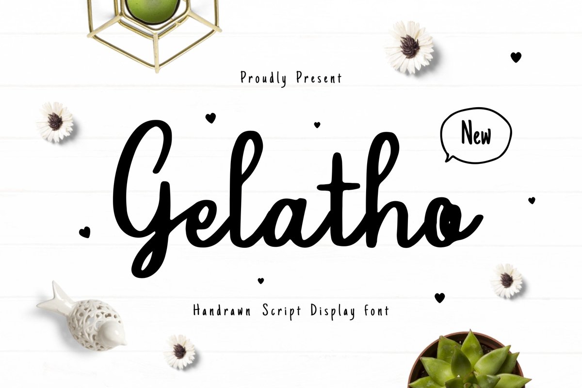 Gelatho Display Font example image 1