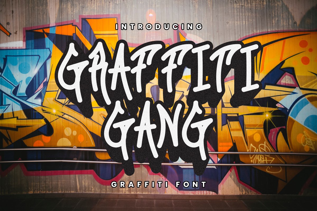 Graffiti Gang Font example image 1