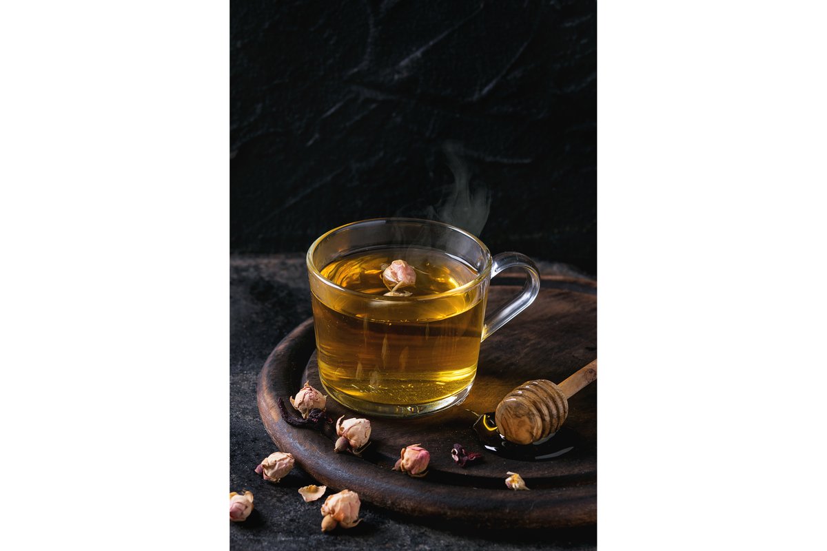 Herbal tea with honey example image 1