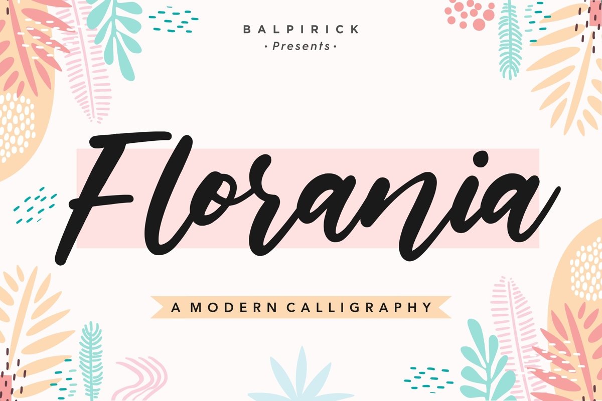 Florania Modern Calligraphy Font example image 1