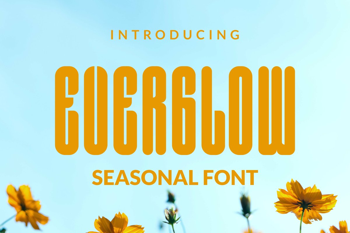 Everglow Font example image 1