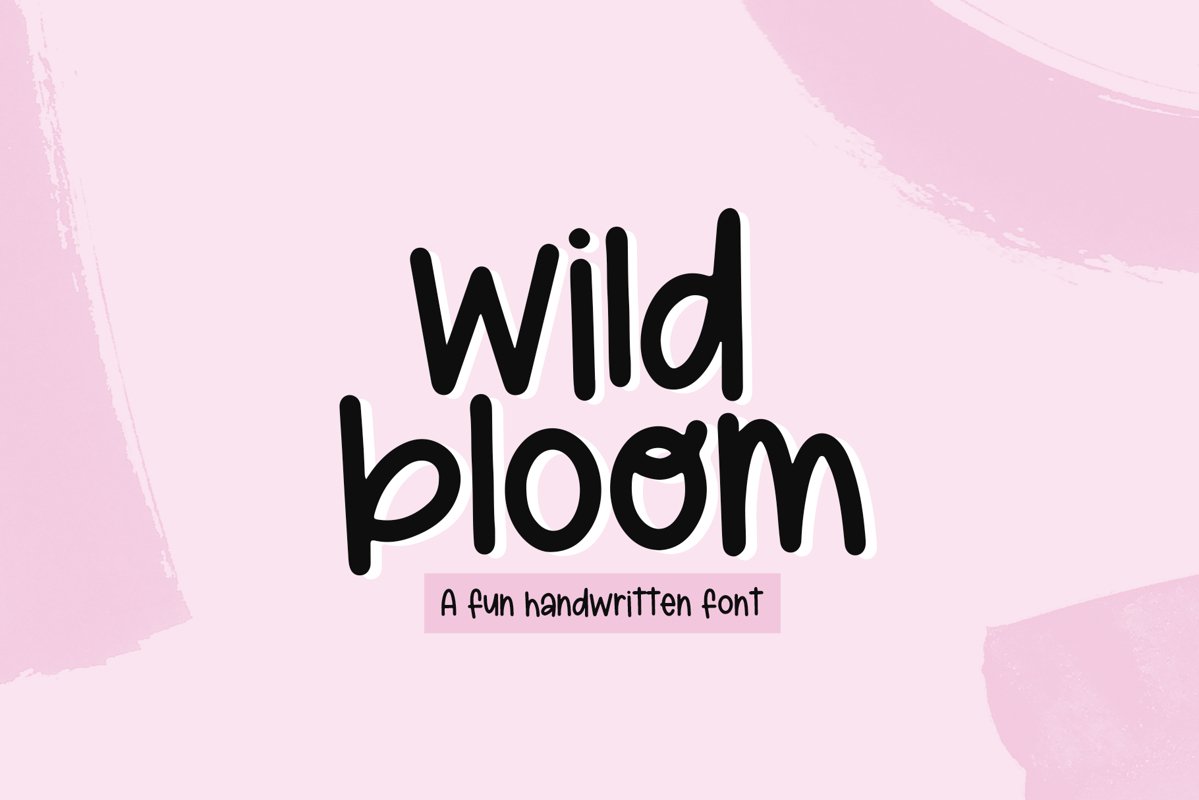 Wild Bloom - A Quirky Handwritten Font example image 1