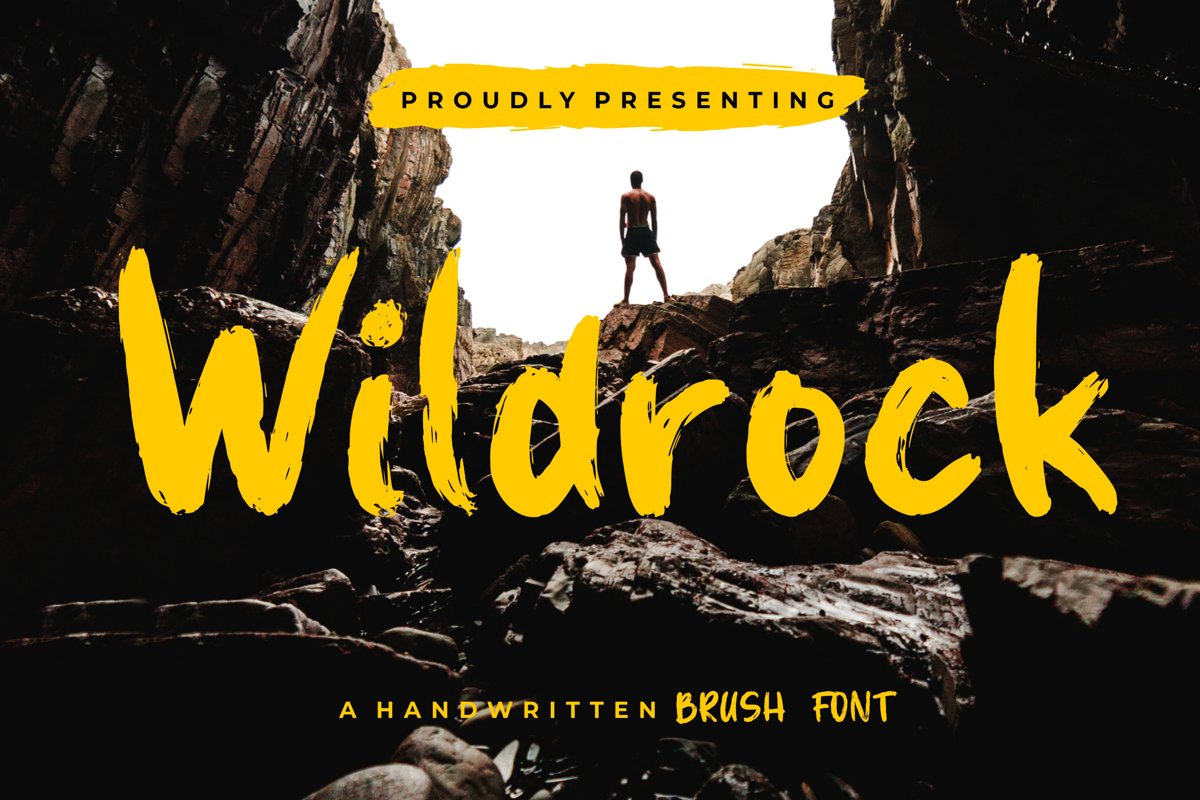 Wildrock Handwritten Brush example image 1