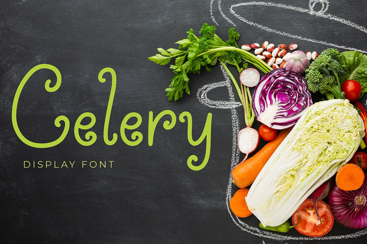 Celery Display Font example image 1
