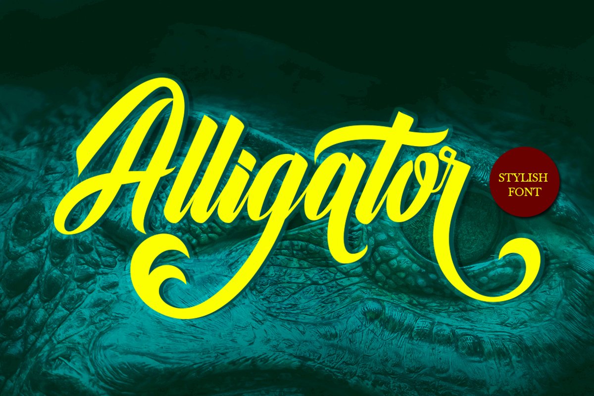 Alligator Font example image 1