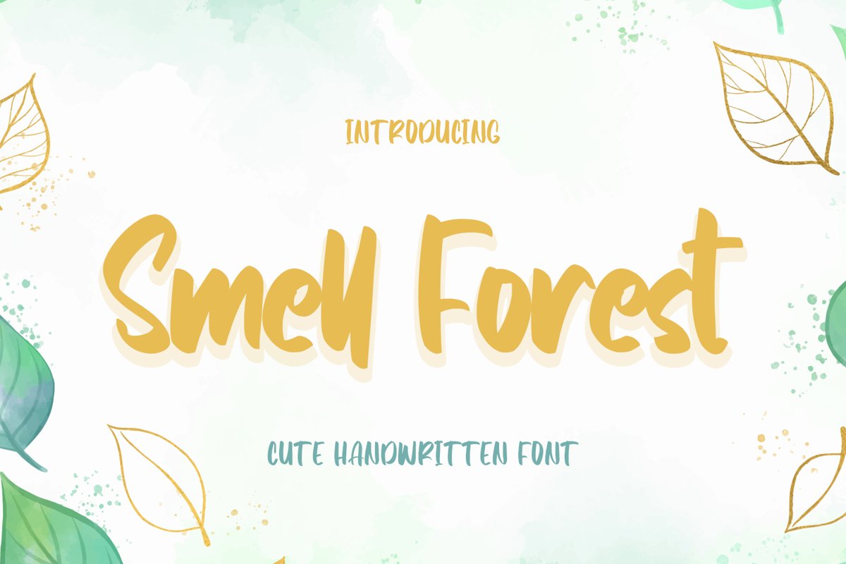 SmellForest - Cute Fonts example image 1