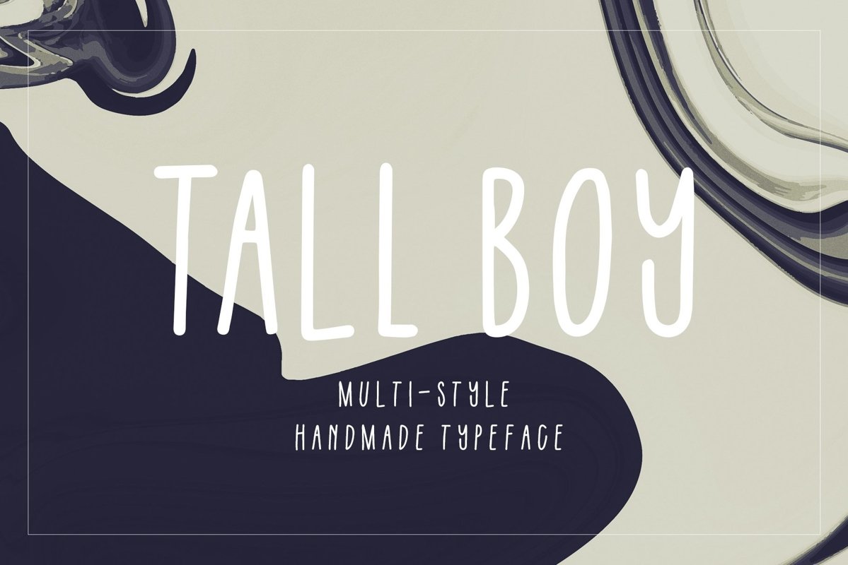 Tall Boy | Handwriting Font example image 1