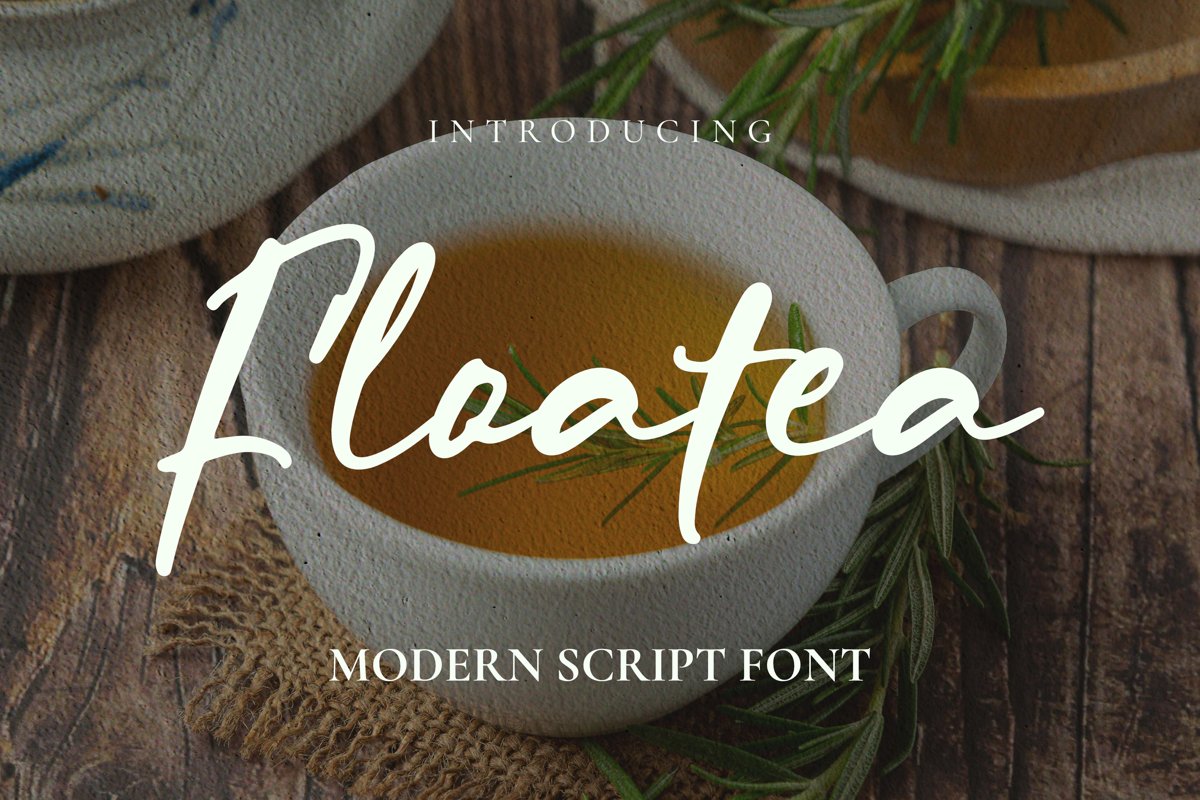 Floatea Font example image 1